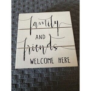 Family and Friends Welcome Sign 2 Pieces